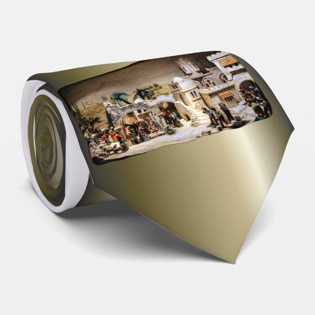 Gravata Cena da natividade Setup para o Natal (Rolled)