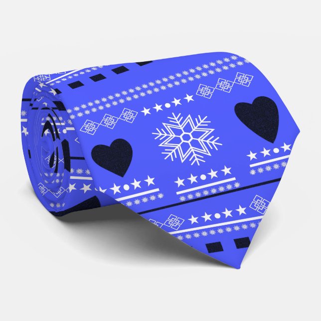 Gravata Cena de inverno escandinava (Rolled)