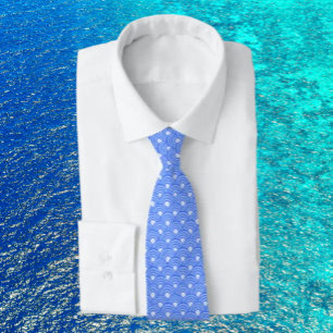 Gravata Cerulean Scales Necktie