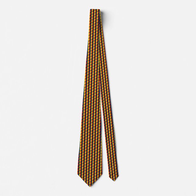 Gravata Chad Flag Hearts Tie (Frente)