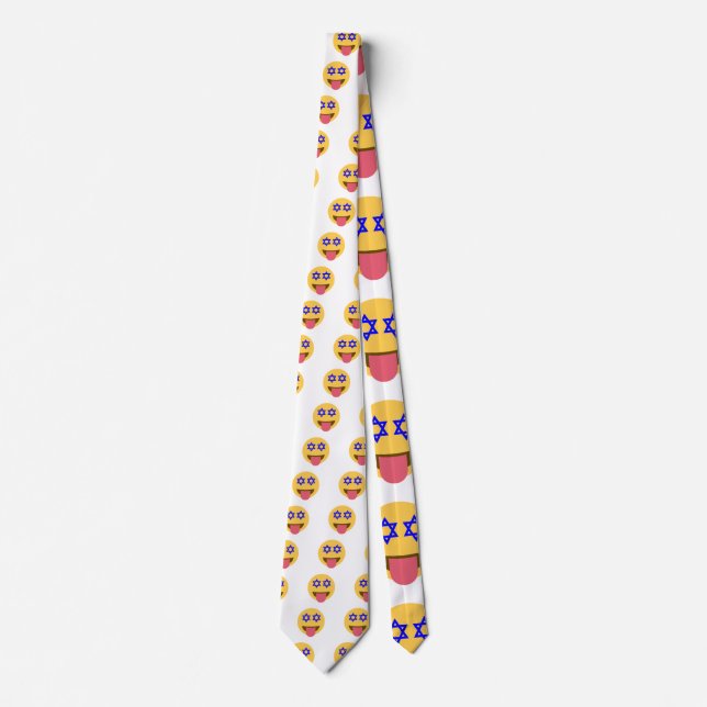 Gravata chanukkah hanukkah emoji (Frente)