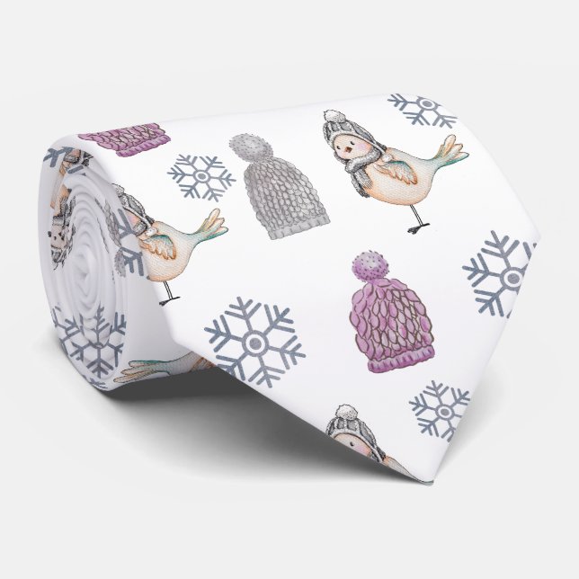 Gravata Chapéus de Knit Lã e Grafitos (Rolled)