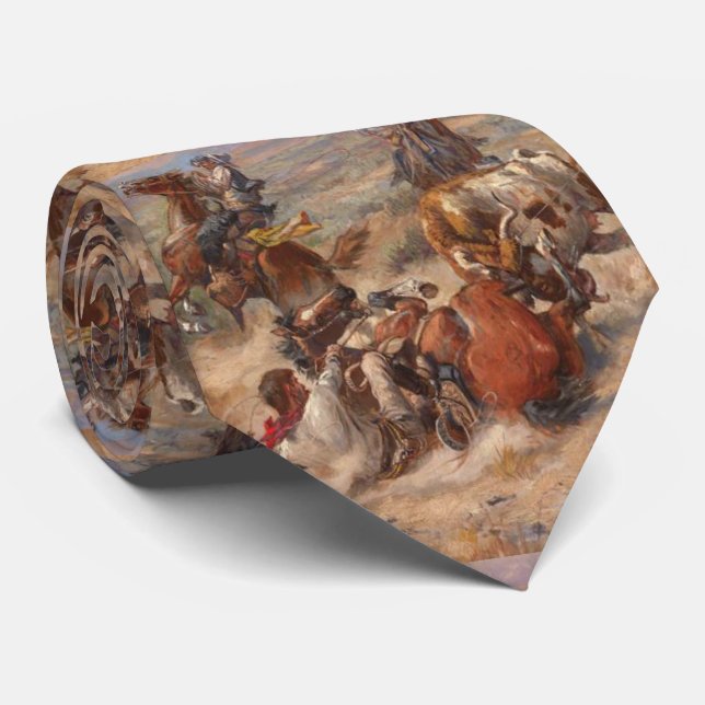 Gravata Charles M. Russell A Vida Forte (Rolled)