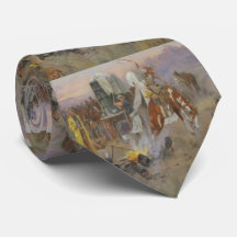 Charles M Russell - Bronc no Campo de Vaca