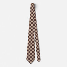 Checkerboard de café castanho