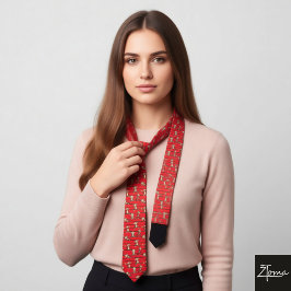 Gravata Cheeky Monkey Pattern