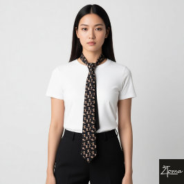 Gravata Cheeky Monkey Pattern