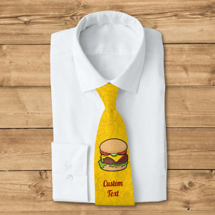 Gravata Cheeseburger Tie