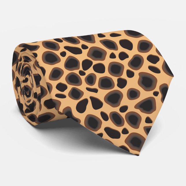 Gravata Cheetah Pattern (Rolled)