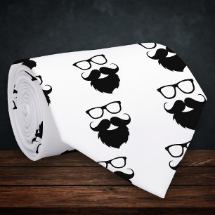 Gravata Cheio Cultivou Homem-Barba Engraçado