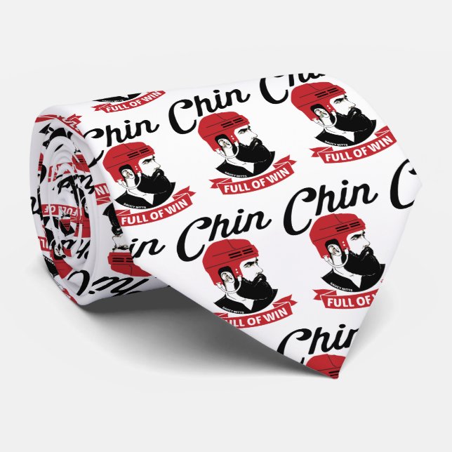 Gravata Cheio de Boca de Hóquei em Playoff (Rolled)