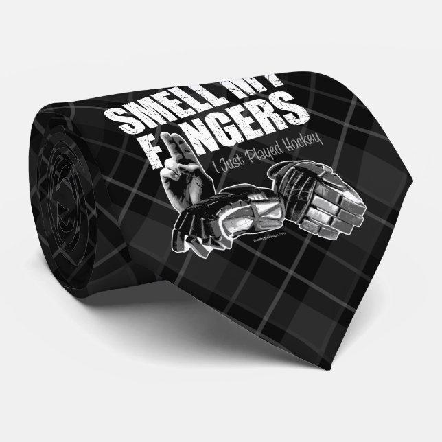 Gravata Cheire os meus dedos (hóquei) (Rolled)