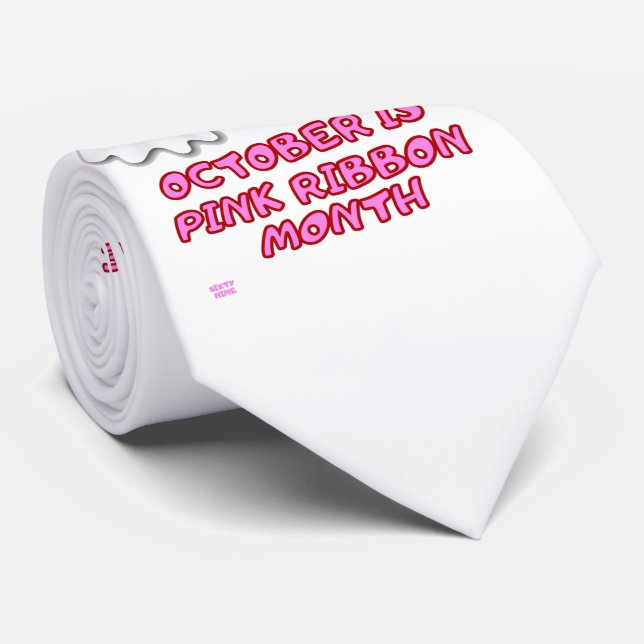 Gravata "CHERISMO AS ABELHAS BOO" Friso Rosa engraçado (Rolled)