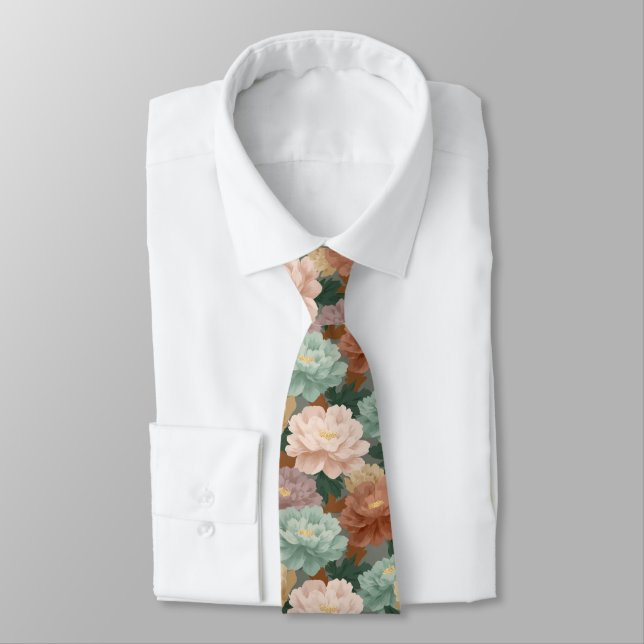 Gravata Chic Gifts For Men Peonies (Amarrado)