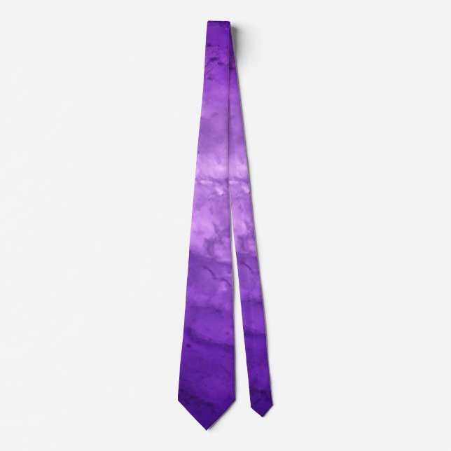 Gravata Chic Moderno Elegante de Ombre-Ombre-Roxo (Frente)
