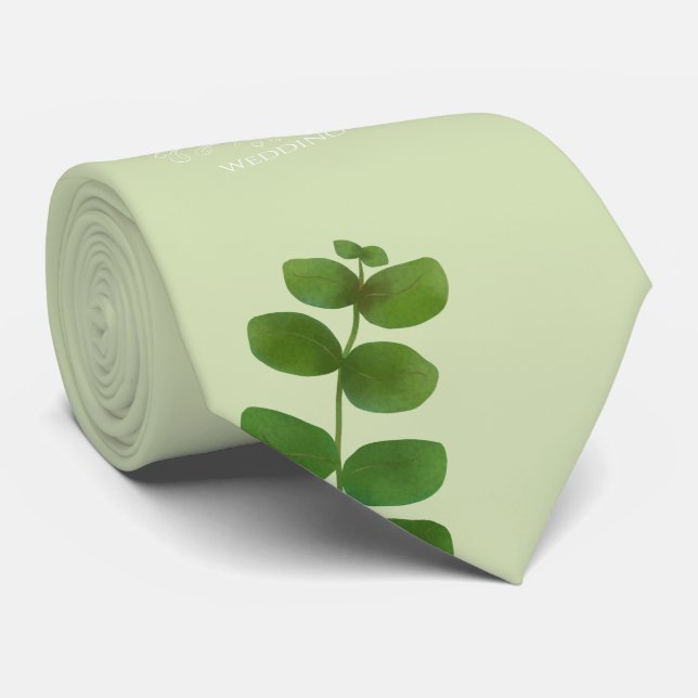 Gravata Chic Verde Casado (Rolled)