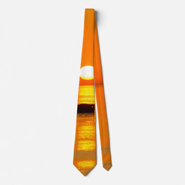 Gravata Chicago Orange Galore Morning Neck (Frente)