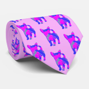 Gravata Chihuahua Cachorro Rosa Silhueta Rosa Pescoço Rosa