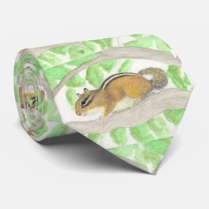 Gravata Chipmunk na Árvore da Maçã