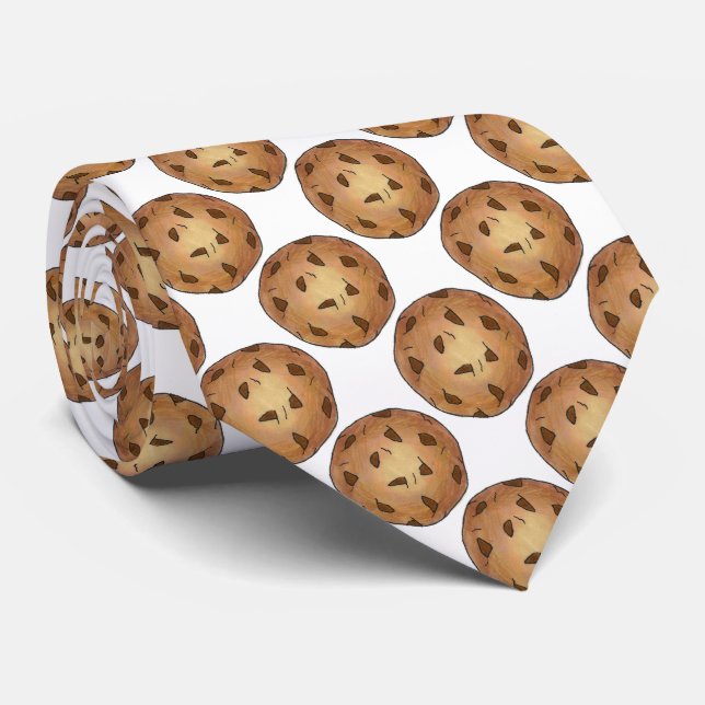Gravata Chocolate Chip Cookie Foodie Tie (Rolled)
