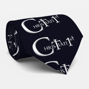 Gravata Christian 1rua. Azul Marinho