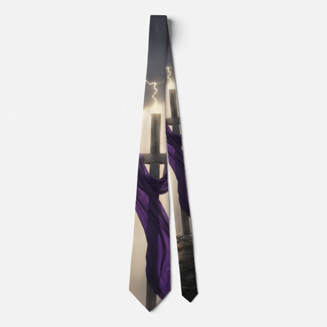 Gravata Christian Cross - Ressurection Necktie (Frente)