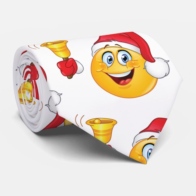 GRAVATA ****CHRISTMAS EMOGI***** TIE DE NATAL (Rolled)