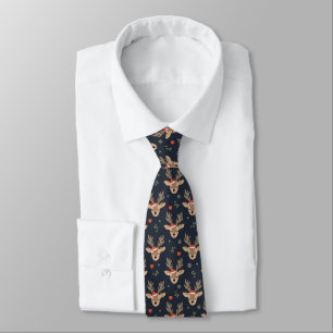 Gravata Christmas Reindeer Necktie