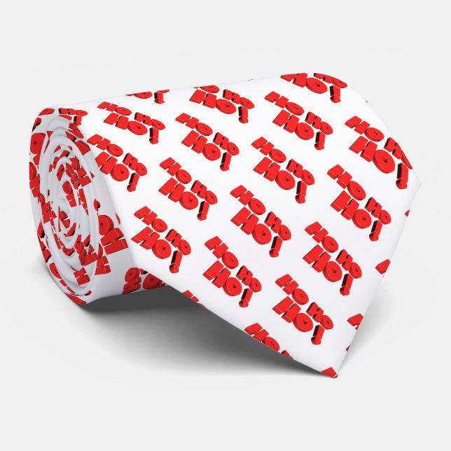 Gravata Christmas Tie/Ho Ho Ho (Rolled)