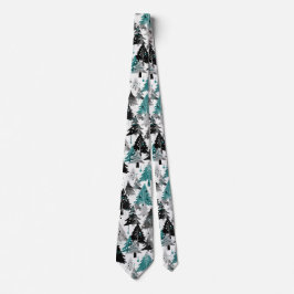 Gravata Christmas Tree Neck Tie