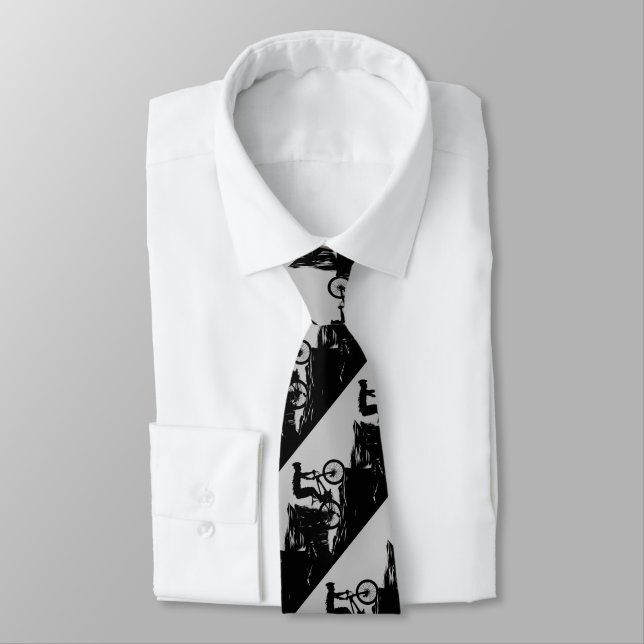 Gravata Ciclo de Bicicleta de Montanha Cruzada (Amarrado)