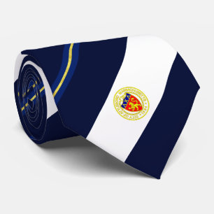 Gravata Cidade de Attleboro (Massachusetts), bandeira de N