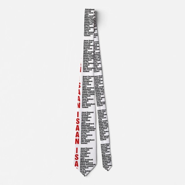 Gravata Cidades de Isaan, Tailândia (Frente)