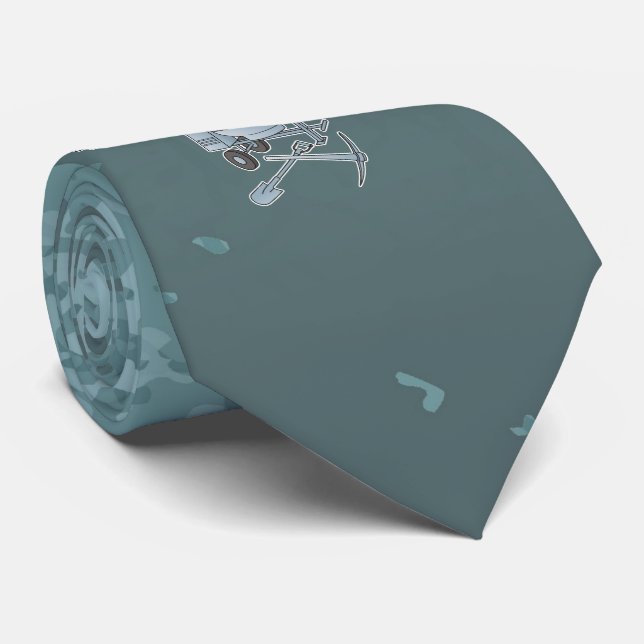 Gravata Cinza azul de misturador de betão (Rolled)