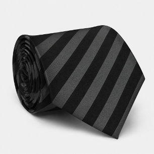 Gravata Cinza Preto Diagonal Monocromático