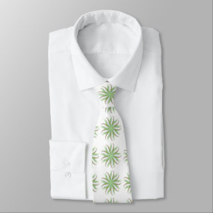Gravata Cinza Verde Floral Livre Salva Castanha Deixa Arte