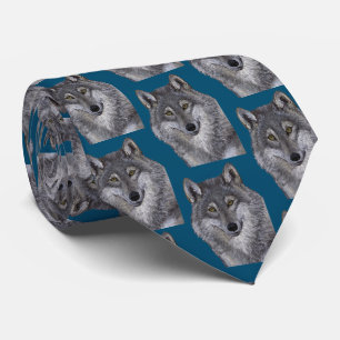 Gravata Cinza Wolf
