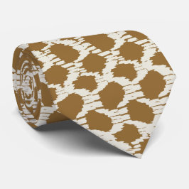 Gravata Círculos Boho tons terrosos minimalista contemporâ