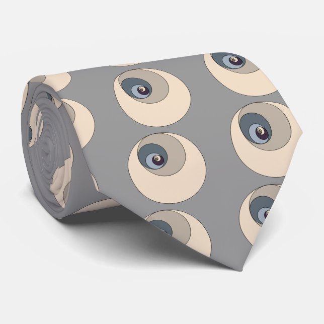 Gravata Círculos dourados da relação (Rolled)
