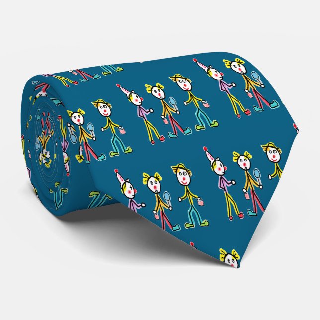 Gravata Circus Clowns (Rolled)