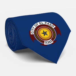 Gravata City Flag de El Paso (Texas)
