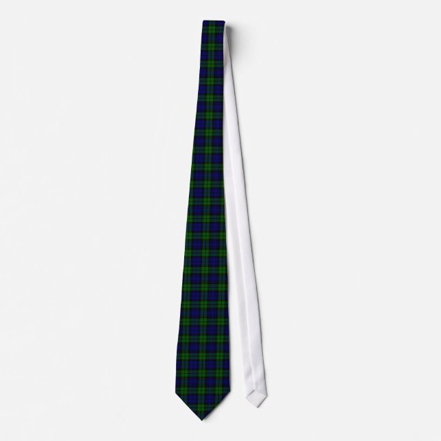 Gravata Clã Blackwatch tartan Campbell (Frente)