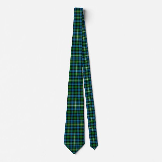 Gravata Clã Escocês Campbell De Argyll Tartan Xadrez (Frente)