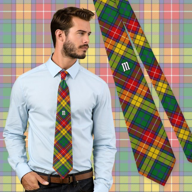 Gravata Clan Buchanan Tartan (Criador carregado)