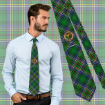 Gravata Clan Cockburn Crest sobre Tartan<br><div class="desc">Crachá da crista de clã Cockburn cercado por uma correia e fivela sobre fundo de tartã. Custom Text.</div>