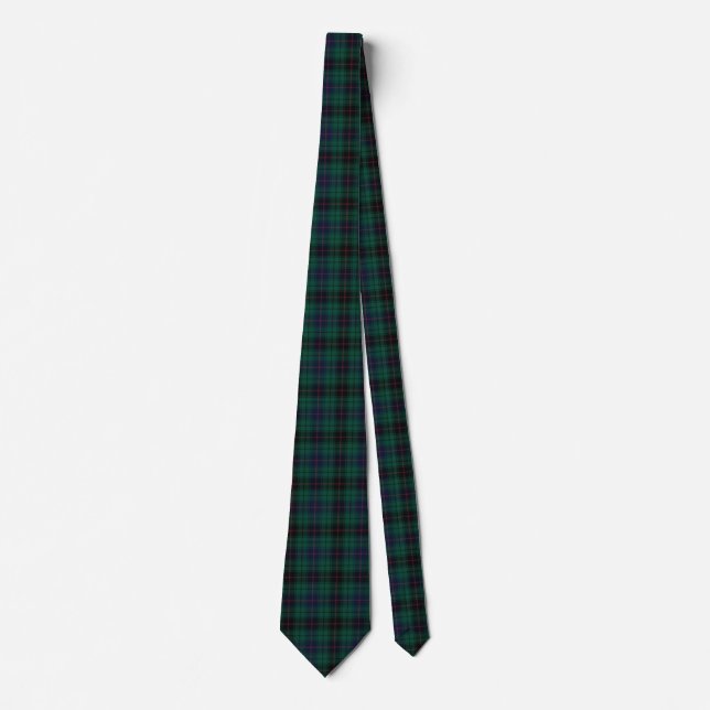 Gravata Clan Davidson Tartan Xadrez (Frente)
