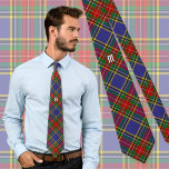 Gravata Clan MacBeth Tartan Neck Tie<br><div class="desc">Clan MacBeth tradicional amostra de tartan com cores modernas. Monograma personalizado</div>