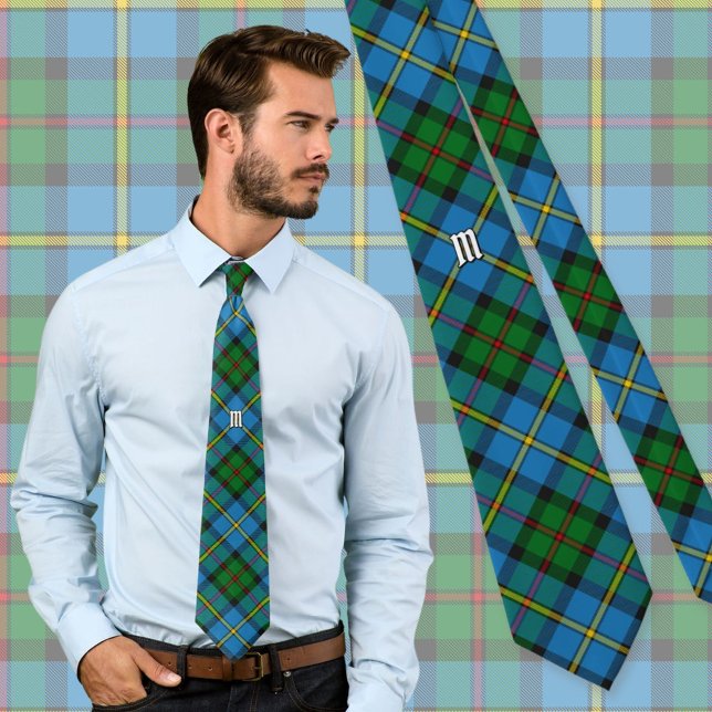 Gravata Clan MacLeod caçando Tartan (Criador carregado)