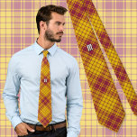 Gravata Clan MacMillan Dress Tartan<br><div class="desc">Clan MacMillan tradicional vestimenta tartan com cores modernas. Um padrão perfeito. Monograma personalizado</div>