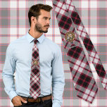 Gravata Clan MacPherson Crest sobre caçar Tartan<br><div class="desc">Crachá da crista Clan MacPherson cercado por uma correia e fivela sobre a caça ao fundo tartano. Custom Text.</div>